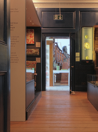 Doorways on the ground floor of the William Morris Gallery