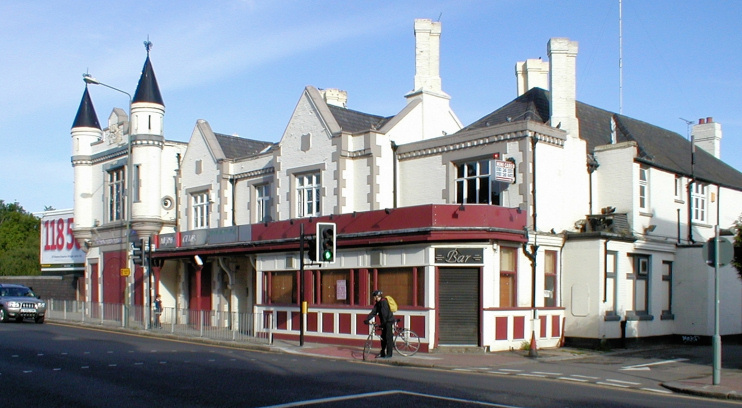 The former Turrets public house, on the border of Friern Barnet and New Southgate