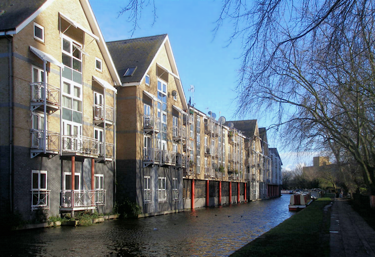 geograph-4849299-by-John-Slater - Canalside properties at Kensal Town