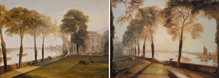 Joseph Mallord William Turner (1775 - 1851), two views of Mortlake Terrace, 1826 and 18277