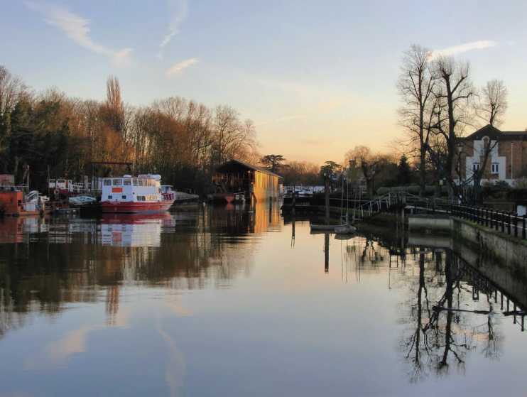 Hidden London: The Thames at Isleworth Ait by Stefan Czapski