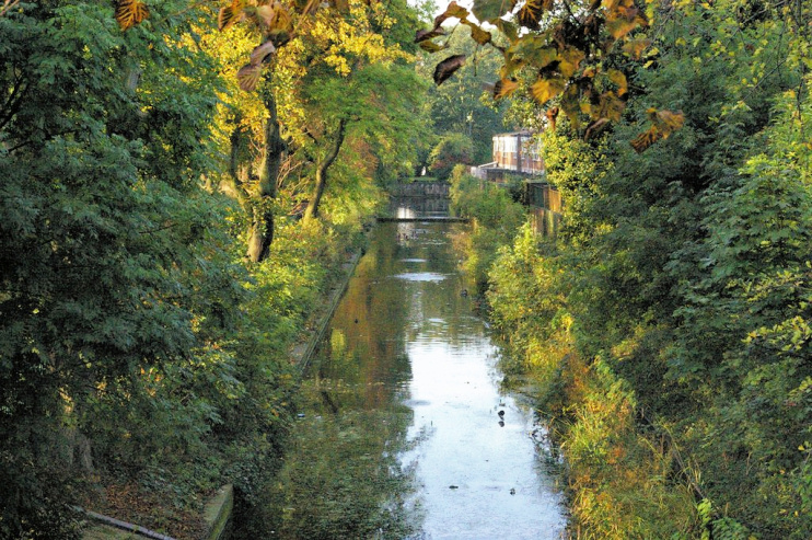 Hidden London: One of the last remnants of the short-lived Croydon canal, in Betts Park by Christopher Hilton