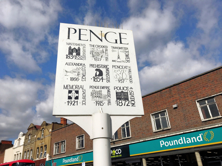 Hidden London: Penge place sign, by Matt Brown