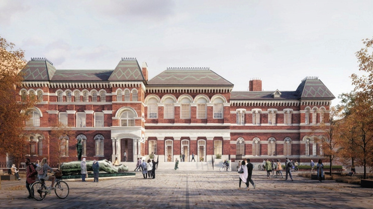 Hidden London: General Projects CGI of Walworth town hall after restoration
